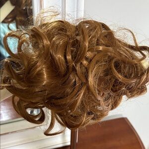 Curly Brown Hair Wig/clip